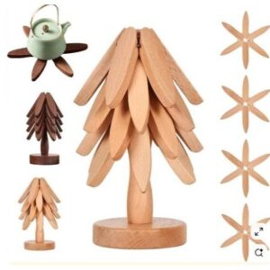 Деревянная подставка под горячее