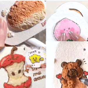 3D раскраска и восковые мелки