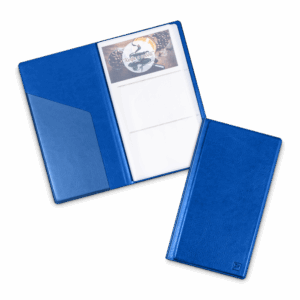 Визитница настольная, цвет синий Classic
