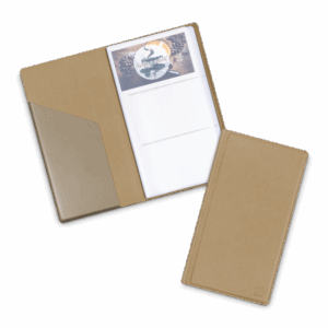 Визитница настольная, цвет бежевый