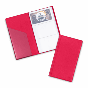 Визитница настольная, цвет маджента