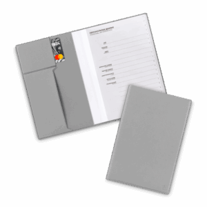 Ежедневник А5, цвет светло-серый