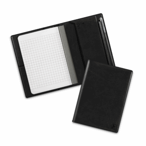 Записная книжка В7 с ручкой, цвет черный classic