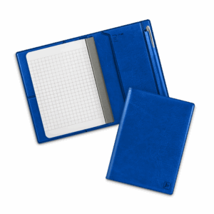 Записная книжка В7 с ручкой, цвет синий classic