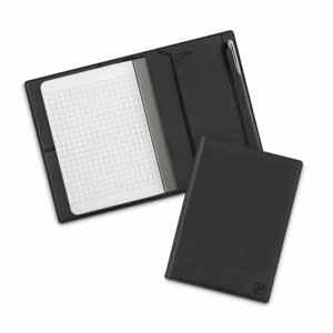 Записная книжка В7 с ручкой, цвет черный