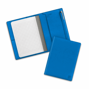 Записная книжка В7 с ручкой, цвет синий