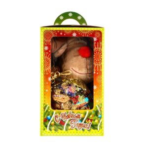 Сладкий новогодний подарок «Шалун», конфеты + игрушка, 300 г