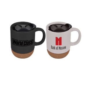 Кружка со съемной подставкой из пробки, 380 мл