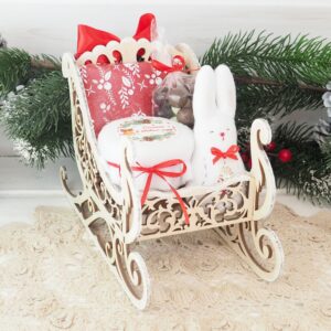 Подарочный набор «Зайка в санях»