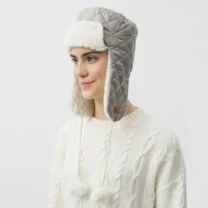 Шапка-ушанка с завязками