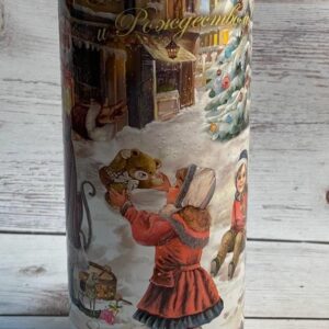 Новогодняя туба На радость детям 9х23 см под 0,5 кг