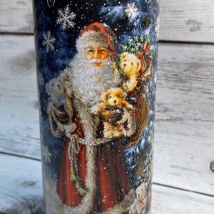 Новогодняя туба Волшебный лес 9х23 см под 0,5 кг