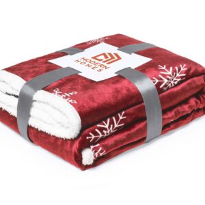 Плед с новогодним принтом