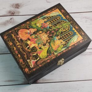 Музыкальная шкатулка из массива «Щелкунчик»