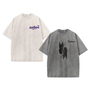 Футболка вареная оверсайз