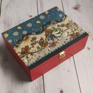 Музыкальная шкатулка из массива «Лубок»