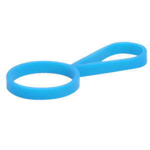 Кольцо-держатель силиконовое для термобутылки Olivia, голубой