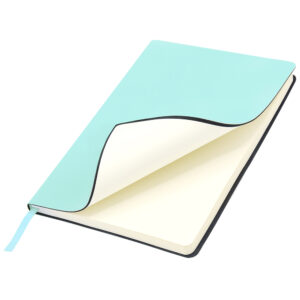 Ежедневник A5 недатированный Simflex в мягком переплёте, бирюзовый