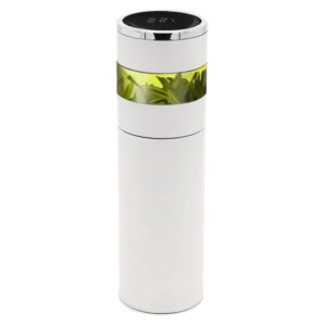 Термос Amber с инфьюзером и дисплеем, белый.