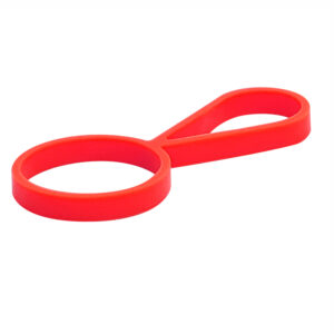 Кольцо-держатель силиконовое для термобутылки Olivia, красный