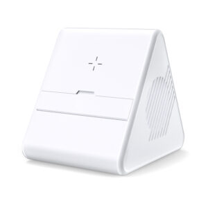 Колонка Dorn с беспроводной зарядкой, белый