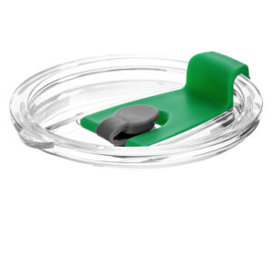 Крышка пластиковая к стакану стеклянному Mango, зеленая