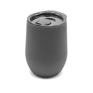 Термокружка с двойной стенкой SOFTO софт-тач, серая