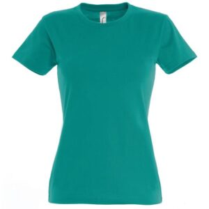 Фуфайка (футболка) IMPERIAL женская,Изумрудный XXL