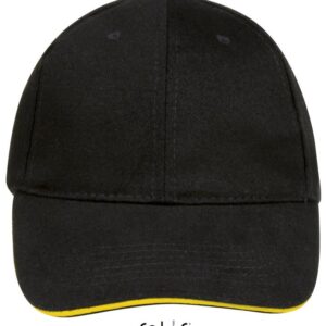 Бейсболка BUFFALO,Черный/ Золотой