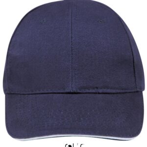 Бейсболка BUFFALO,Кобальт/Белый