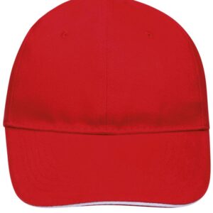 Бейсболка BUFFALO,Красный/Белый