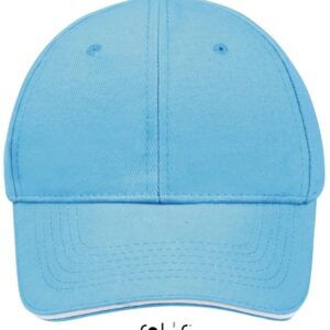 Бейсболка BUFFALO,Бирюзовый/ Белый