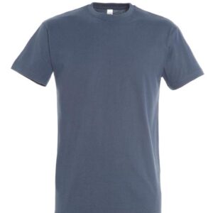 Фуфайка (футболка) IMPERIAL мужская,Синий джинc 4XL