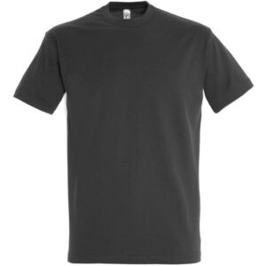 Фуфайка (футболка) IMPERIAL мужская,Тёмно-серый/графит L