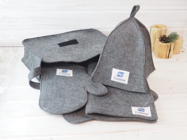 Банный набор из банного войлока