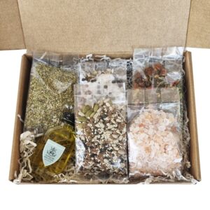 Набор подарочный: 5 специй и оливковое  масло