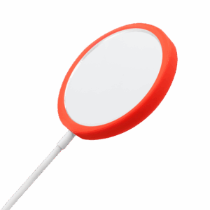 Беспроводное магнитное зарядное устройство Fomax 15W To Go, белый/красный