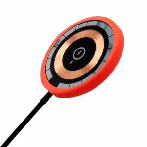 Беспроводное магнитное зарядное устройство Aphia 15W To Go, черный/красный