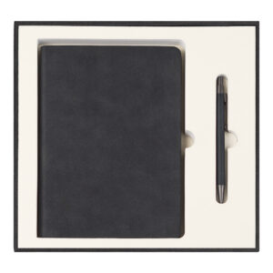 Набор подарочный Solution Superior Duo (ежедневник, ручка), чёрный