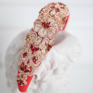 Ободок - корона с камнями и стразами