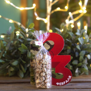 Подарочный мешочек c биркой "Камуфляж"