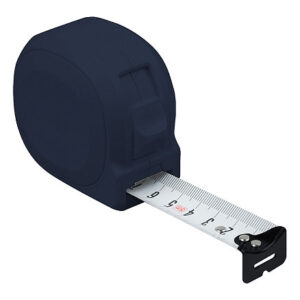 Рулетка Tools Standart, 5 метров, темно-синяя, пластиковая, с ремешком