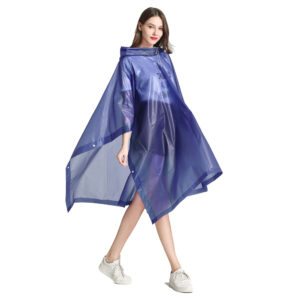 Дождевик-пончо Budget, синий