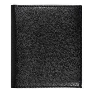 Кошелек с картхолдером Leather Plain, чёрный