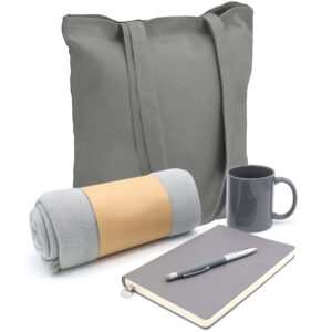 Подарочный набор Тепло и вдохновение, серый