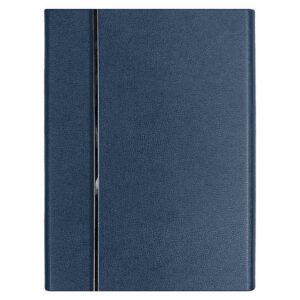 Ежедневник Alfa Bird Petrus A5, темно-синий, недатированный, в твердой обложке с металлическим элементом
