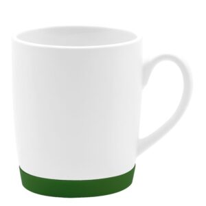 Кружка Make Me To Go, белая/бутылочно-зелёная