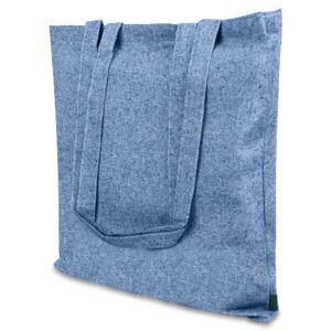 Сумка для покупок Caravan Recycled Melange 140 г/м², синяя