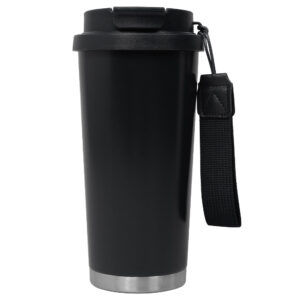 Термокружка Cosmostar, чёрный/ серебро