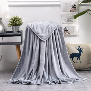 Плед флисовый SUPER SOFT COMFORT TRAVEL, серый - изображение 4